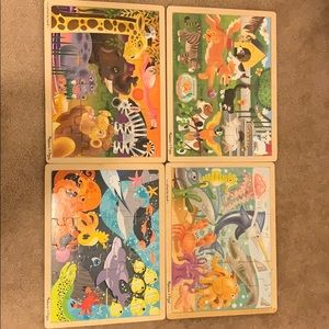 Melissa & Doug Animal puzzles